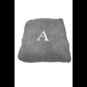 Linum Home Personalized Std Size Chaise Lounge Cover w/Pockets Gray